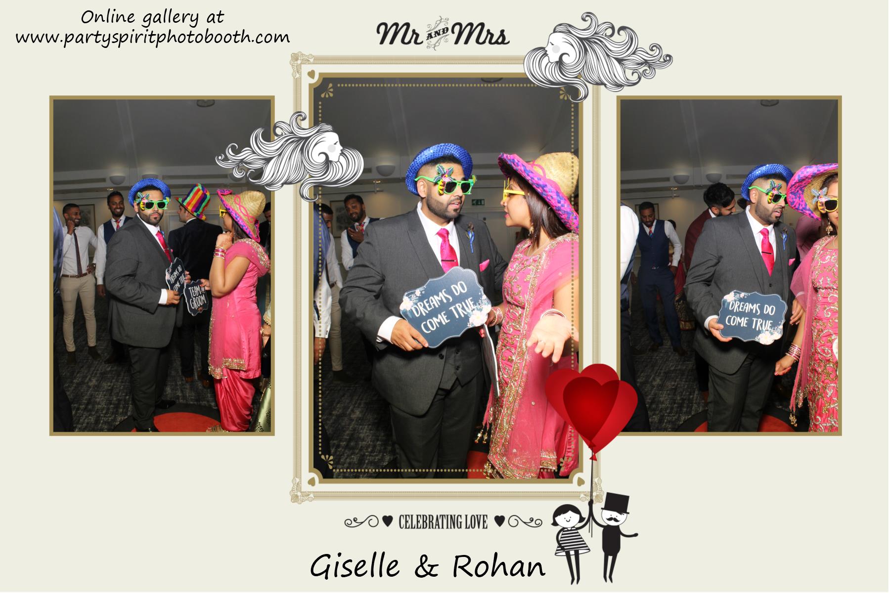 Giselle and Rohan's Wedding | View more photos from the event at gallery.partyspiritphotobooth.com/u/PartySpiritPhotoBooth/Giselle-and-Rohans-Wedding